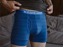 Men's thermal boxers